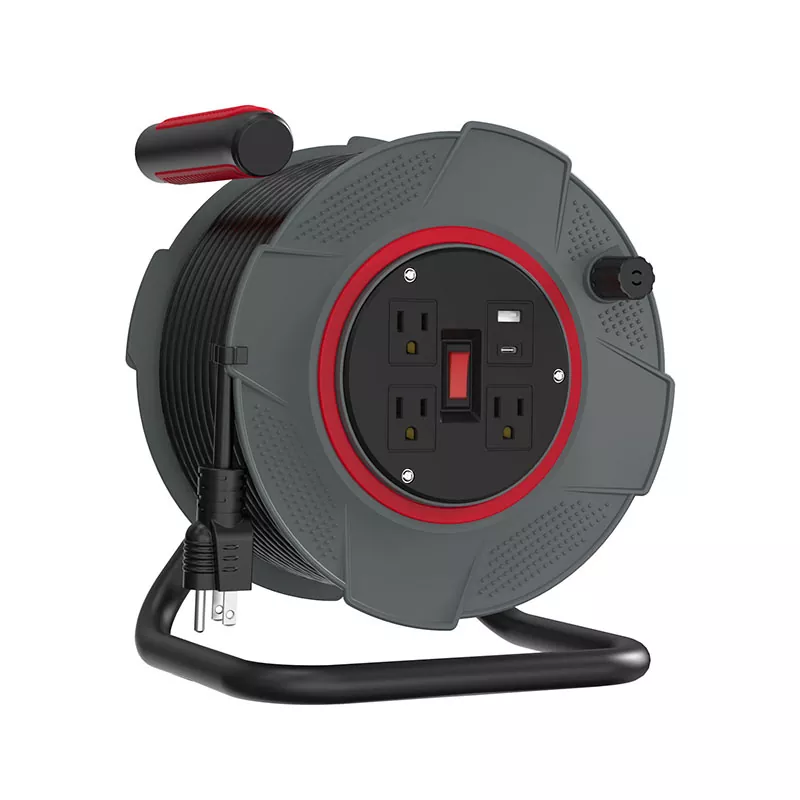 ม้วนสายพลาสติก USB 3 ช่อง 80 ฟุต ม้วนสายพลาสติก USB 3 ช่อง 80 ฟุต