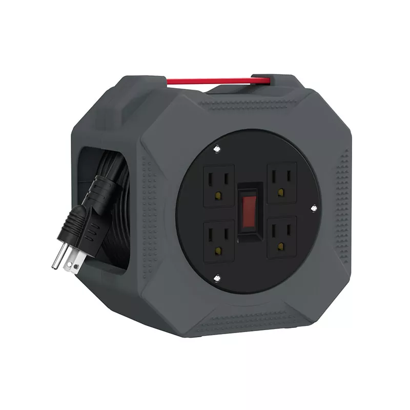 รอกสายไฟพลาสติก 4 ช่อง 30ฟุต รอกสายไฟพลาสติก 4 ช่อง 30ฟุต