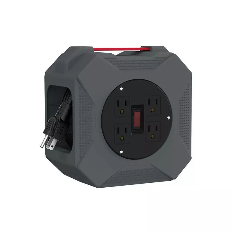 รอกสายไฟพลาสติก 4 ช่อง 45ฟุต