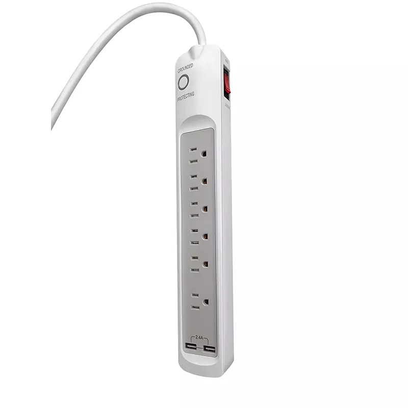 รางปลั๊กไฟ USB 2.4a 6 ช่อง